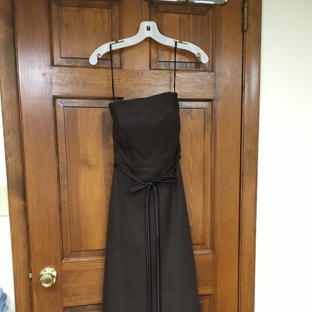 Excellent quality brown prom or formal dress